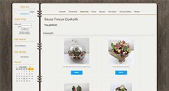 Desktop Screenshot of beyazfrezyacicekcilik.com